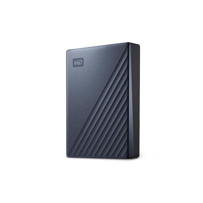 Western Digital My Passport Ultra Disco Duro Externo Portátil 4TB USB-C USB 3.0 con Cifrado AES 256-bit para Windows Azul Negro 2