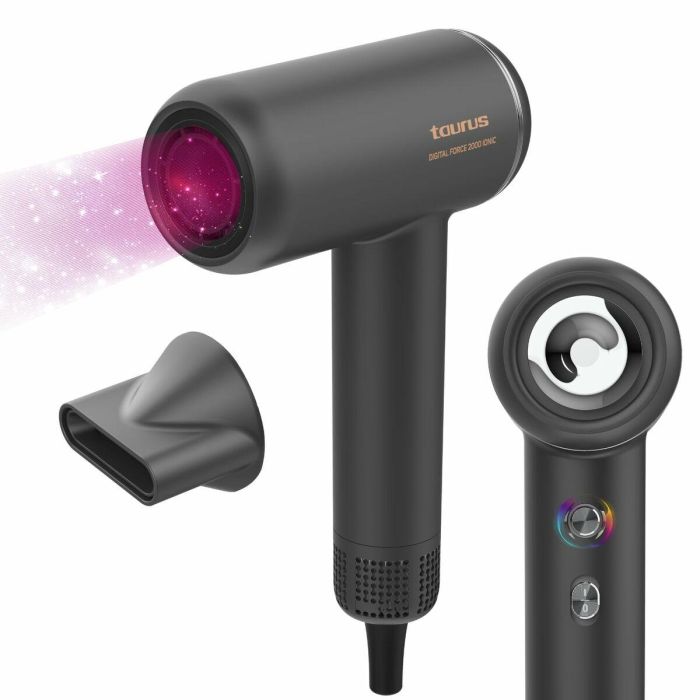 Secador de Pelo Taurus FORCE 2000 IONI Negro 1800 W 0 Secador de Pelo Taurus FORCE 2000 IONI Negro 1800 W 0
