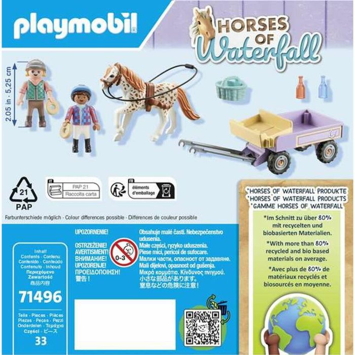 Carruaje con poni playmobil horse 1 Carruaje con poni playmobil horse 1