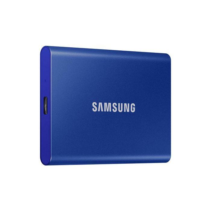 Samsung MU-PC1T0H/WW Disco SSD Portátil T7 Touch 1TB USB 3.2 Gen2 NVMe 1050MB/s Lectura Azul Compacto y Resistente a Caídas 1 Samsung MU-PC1T0H/WW Disco SSD Portátil T7 Touch 1TB USB 3.2 Gen2 NVMe 1050MB/s Lectura Azul Compacto y Resistente a Caídas 1