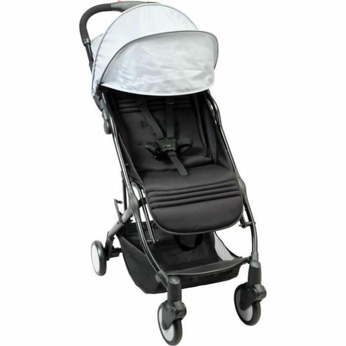 BAMBIKID Cochecito Yuko City Ultracompacto y Ultraligero 6.7kg - Plegado una Mano, desde Nacimiento hasta 15kg - Ideal Viajes Equipaje Mano Gris 2 BAMBIKID Cochecito Yuko City Ultracompacto y Ultraligero 6.7kg - Plegado una Mano, desde Nacimiento hasta 15kg - Ideal Viajes Equipaje Mano Gris 2