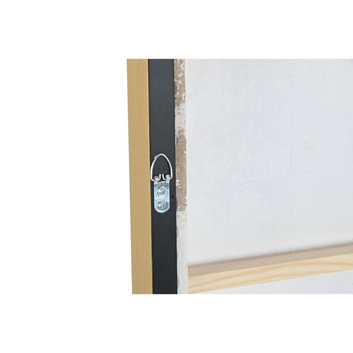DKD Home Decor Cuadro Decorativo Abstracto Moderno de Lienzo y PS con Diseño Blanco y Dorado, 143x103 cm - Pack de 2 Unidades 1 DKD Home Decor Cuadro Decorativo Abstracto Moderno de Lienzo y PS con Diseño Blanco y Dorado, 143x103 cm - Pack de 2 Unidades 1