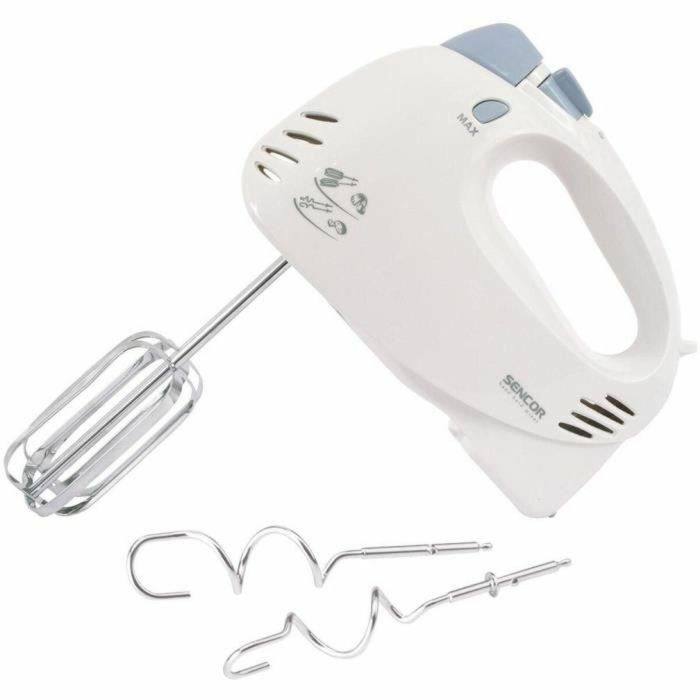 Batidora de mano - SENCOR - SHM 5203-EUE3 - 400 W - 5 velocidades y Turbo pulse - Blanca 1 Batidora de mano - SENCOR - SHM 5203-EUE3 - 400 W - 5 velocidades y Turbo pulse - Blanca 1