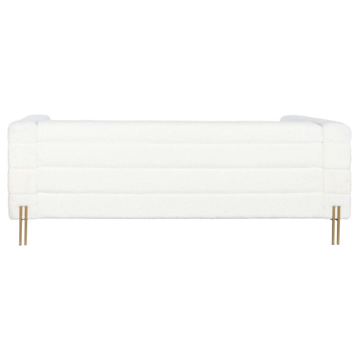 Sofa DKD Home Decor Blanco Dorado 85 x 73 x 205 cm 2