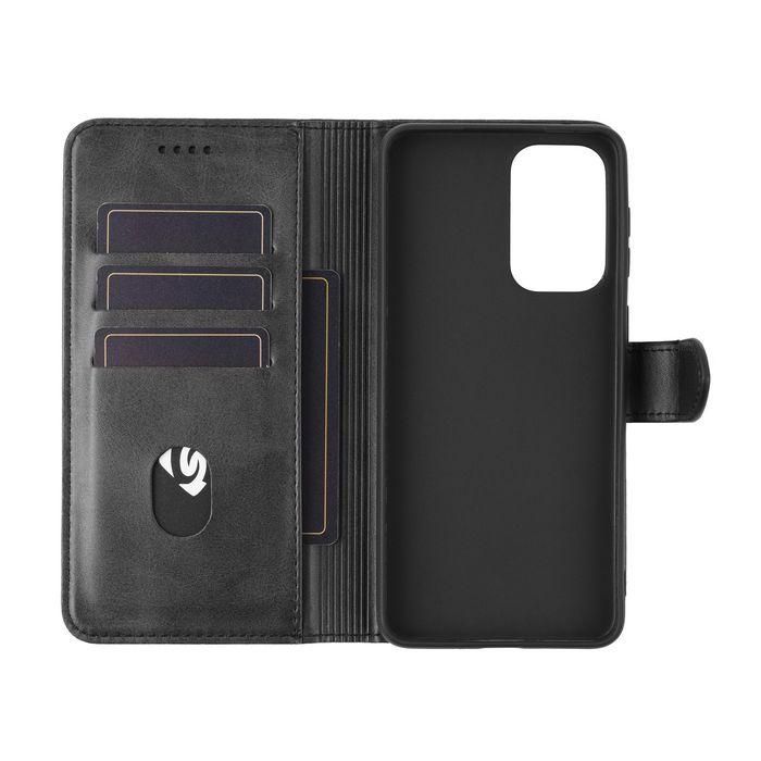 eSTUFF Funda de billetera PU WALES para Samsung Galaxy A33 - Negra 1