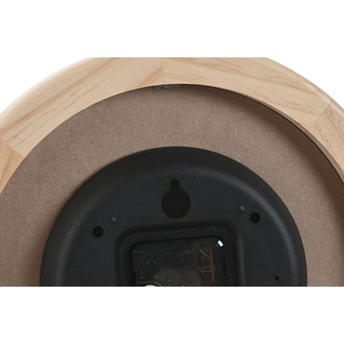 Reloj Pared Scandi DKD Home Decor Natural Beige 5 x 30 x 30 cm (2 Unidades) 1 Reloj Pared Scandi DKD Home Decor Natural Beige 5 x 30 x 30 cm (2 Unidades) 1