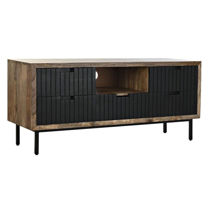 Mueble de TV DKD Home Decor Metal Madera de mango (125 x 40 x 55 cm) 0 Mueble de TV DKD Home Decor Metal Madera de mango (125 x 40 x 55 cm) 0