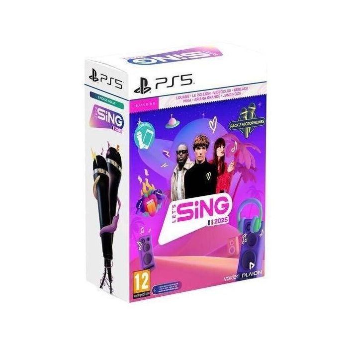 Cantemos 2025 + 2 Micrófonos - Juego PS5