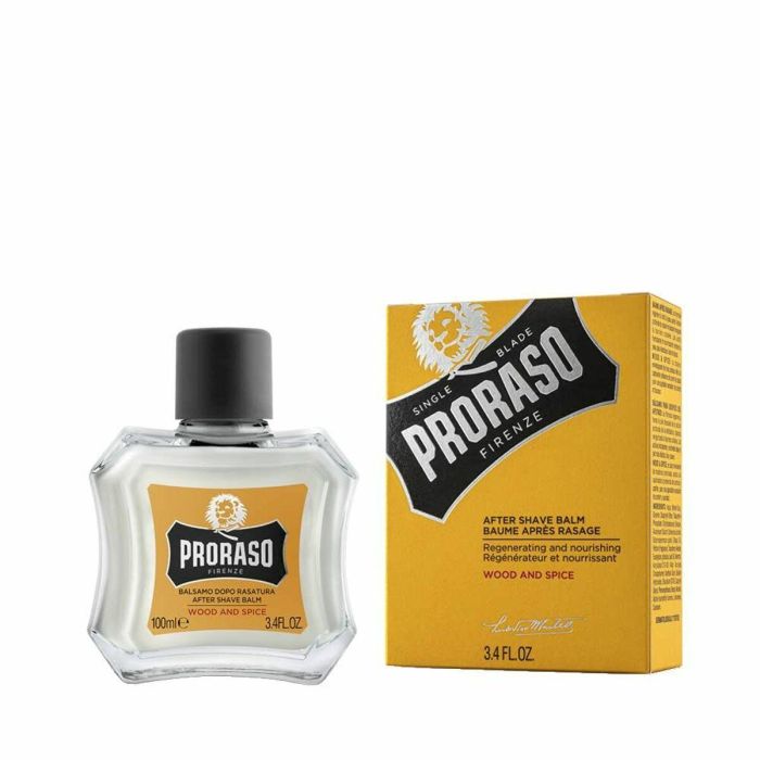 Proraso After Shave Bálsamo Wood and Spice para Hombre, Regenerador e Hidratante, Calma y Suaviza la Piel, Sin Parabenos, 100 ml 1 Proraso After Shave Bálsamo Wood and Spice para Hombre, Regenerador e Hidratante, Calma y Suaviza la Piel, Sin Parabenos, 100 ml 1