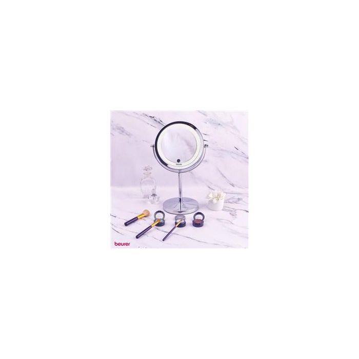 Beurer BS-55 Espejo Cosmético con Luz LED, 7 Aumentos, Cromado - Ideal para Maquillaje 3 Beurer BS-55 Espejo Cosmético con Luz LED, 7 Aumentos, Cromado - Ideal para Maquillaje 3