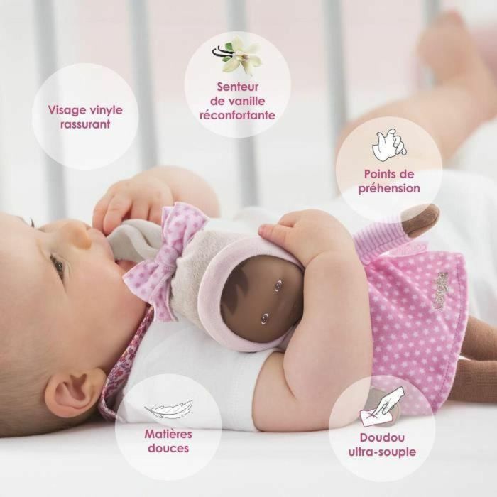 Corolle COR1708680536521 Doudou Miss Rose Rêves d'Étoiles 25 cm desde el nacimiento 2