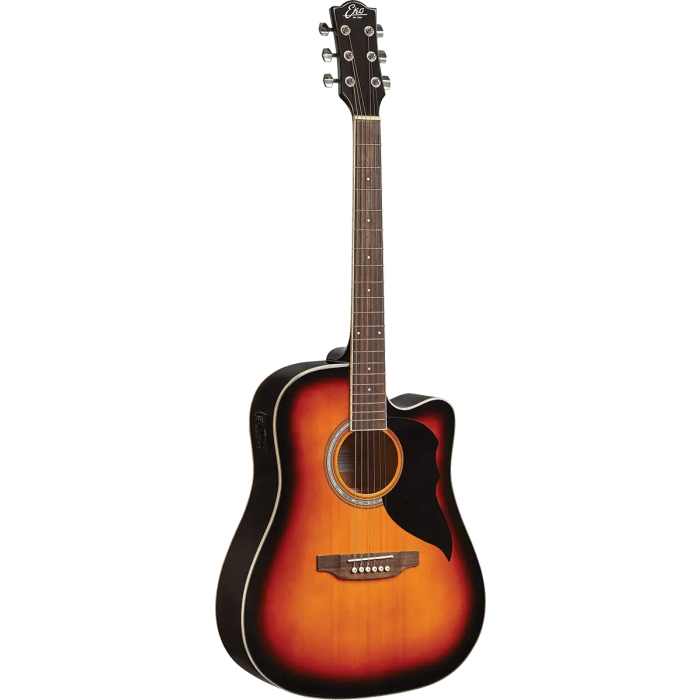 Eko Guitarra Acústica Dreadnought Ranger 6 A/E Cutaway Electroacústica - Brown Sunburst 1