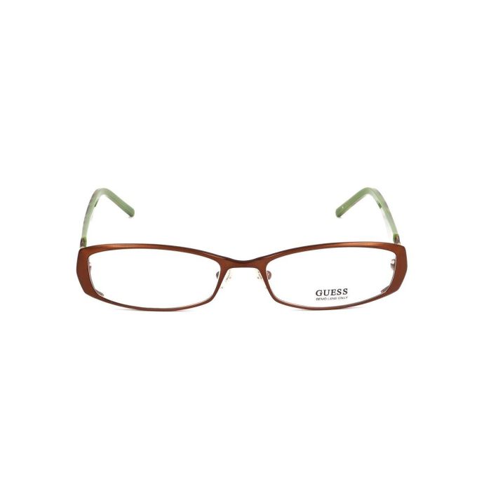 Montura de Gafas Unisex Guess GU1570-D96 Marrón Ø 53 mm