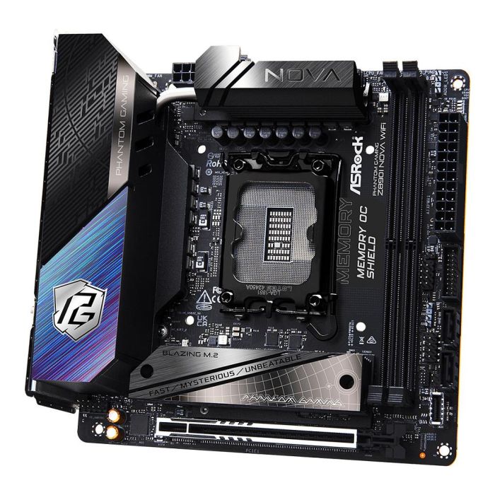 ASRock Z890I NOVA WiFi Placa Base Mini ITX Intel Z890 Socket LGA 1851 DDR5 WiFi 7 Ethernet 5Gb 4