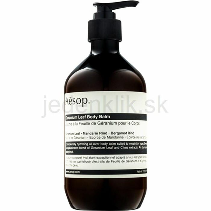 AESOP GERANIUM LEAF body balm 500 ml para hidratación profunda con aceites nutritivos y extractos cítricos para una piel radiante 0 AESOP GERANIUM LEAF body balm 500 ml para hidratación profunda con aceites nutritivos y extractos cítricos para una piel radiante 0