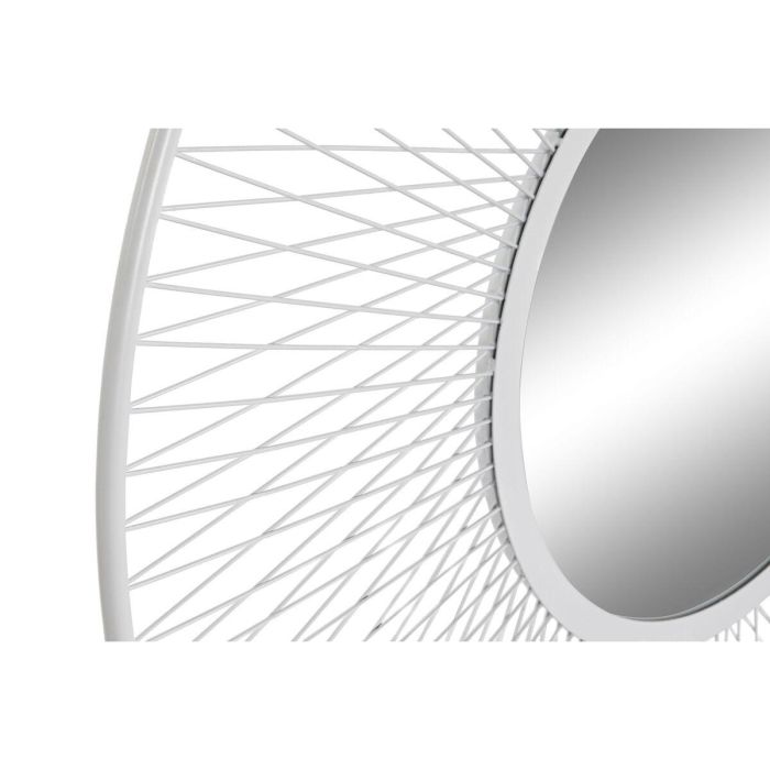 Espejo de pared Home ESPRIT Blanco Urbano 90 x 2 x 90 cm 3 Espejo de pared Home ESPRIT Blanco Urbano 90 x 2 x 90 cm 3
