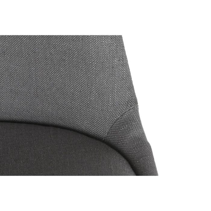 Silla Scandi DKD Home Decor Gris Oscuro 44 x 84 x 48 cm 4