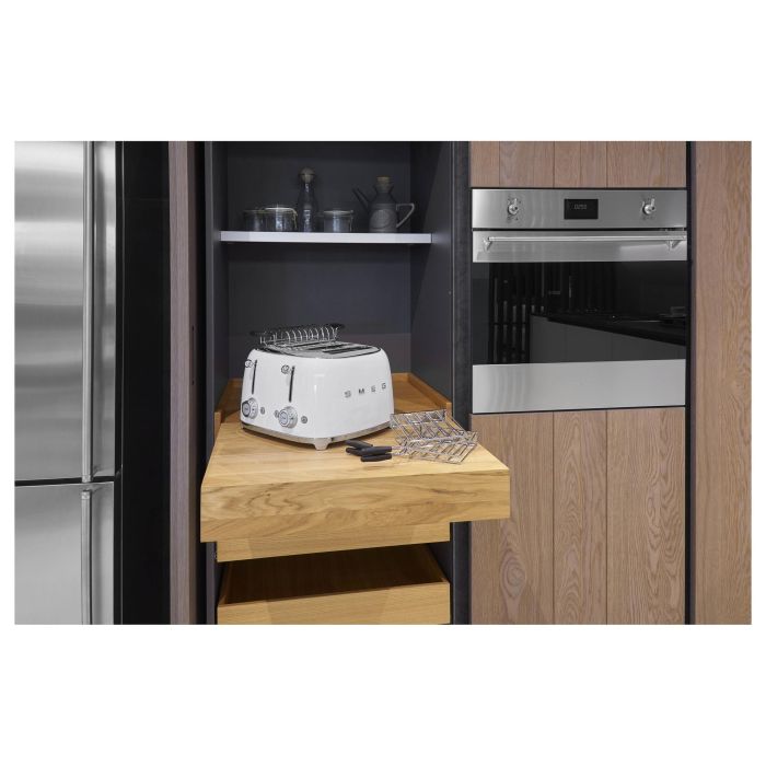 Smeg Tostadora 4X4 50's Style Blanca TSF03WHEU