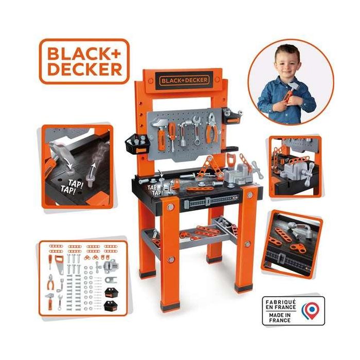 Banco de trabajo black&decker con 79 accesorios. 103x56x34 cm 14