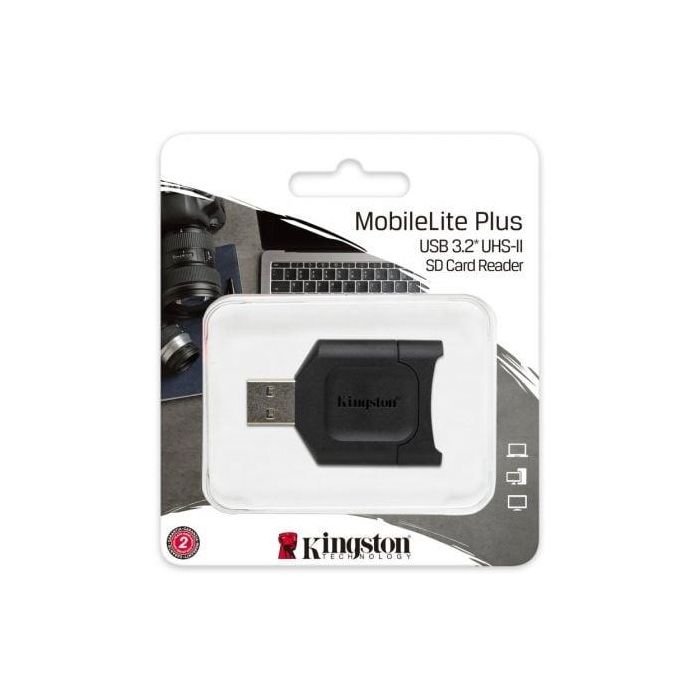 Lector de Tarjetas Externo Kingston MobileLite Plus SD/ USB 3.2 2 Lector de Tarjetas Externo Kingston MobileLite Plus SD/ USB 3.2 2