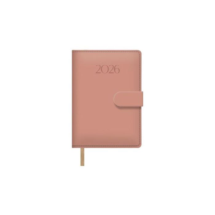Agenda Anual (2026) Dohe Pretty Cosida Tapa Extra Polipiel Con Goma 125X180 D/P Rosa