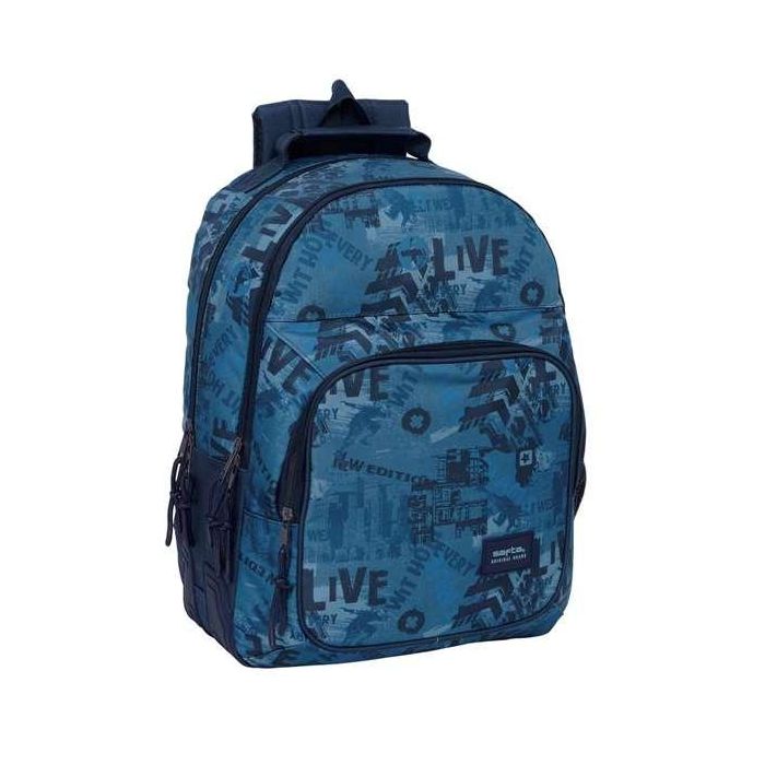 Safta Mochila Doble Adapt.Carro New Edition 32x42x15 cm 0 Safta Mochila Doble Adapt.Carro New Edition 32x42x15 cm 0