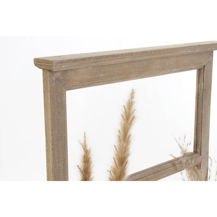 DKD Home Decor Decoracion Pared Boho Natural Rosa MDF 30 x 45 x 5 cm (4 Unidades) 1