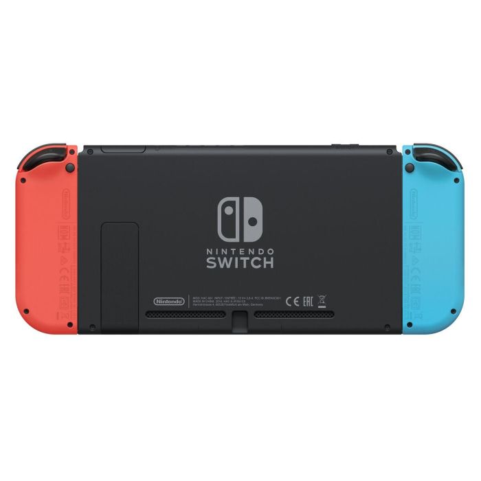 Nintendo Switch Versión OLED Azul Neón/Rojo Neón/ Incluye Base/ 2 Mandos Joy-Con 2 Nintendo Switch Versión OLED Azul Neón/Rojo Neón/ Incluye Base/ 2 Mandos Joy-Con 2