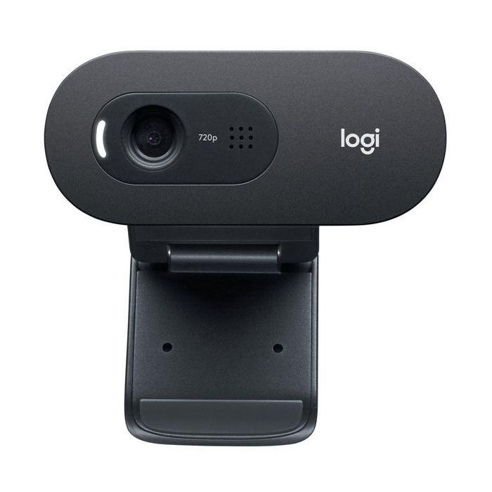 Logitech C505e Webcam Empresarial HD 720p con Micrófono Reducción Ruido, Corrección Luz Automática y Cable USB de 2m 1