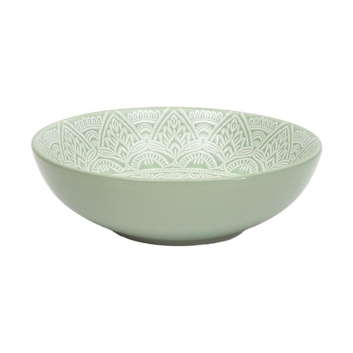 Plato Hondo Verde Sahar Home Deco Factory diámetro 18,5