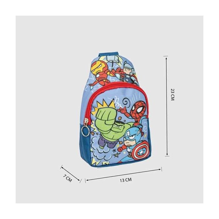 Mochila infantil bandolera avengers 13.0 x 23.0 x 7.0 cm 3