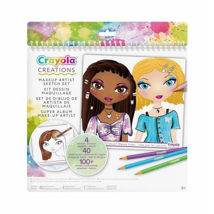 Crayola Álbum de Maquillaje de Estrellas 26x28 cm para Crear Nuevas Combinaciones +8 años 4 Crayola Álbum de Maquillaje de Estrellas 26x28 cm para Crear Nuevas Combinaciones +8 años 4