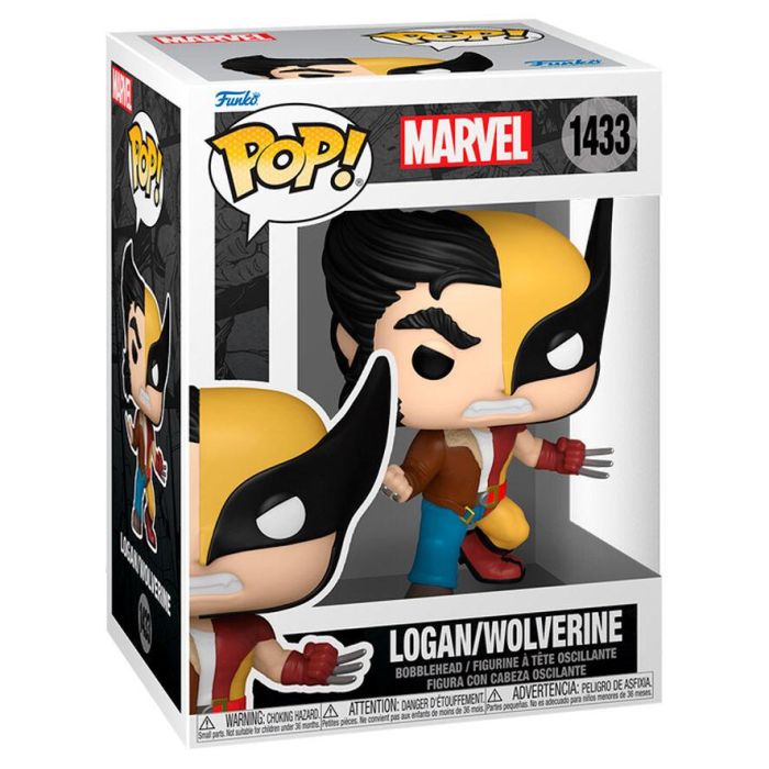 FUNKO Figura POP! Marvel: Logan/Wolverine - Vinilo de 9cm en caja regalo