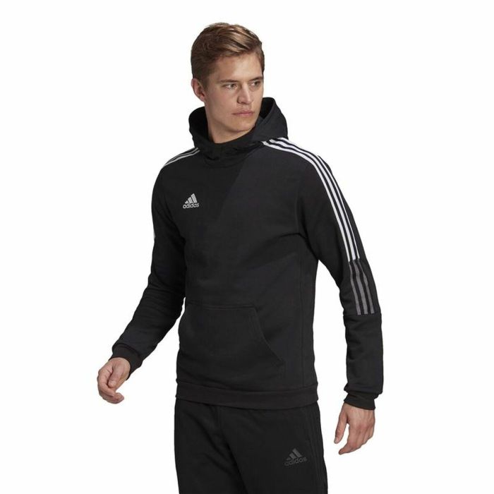 Sudadera de Entrenamiento para Adultos Adidas Tiro 21 Negro (XS) 5 Sudadera de Entrenamiento para Adultos Adidas Tiro 21 Negro (XS) 5