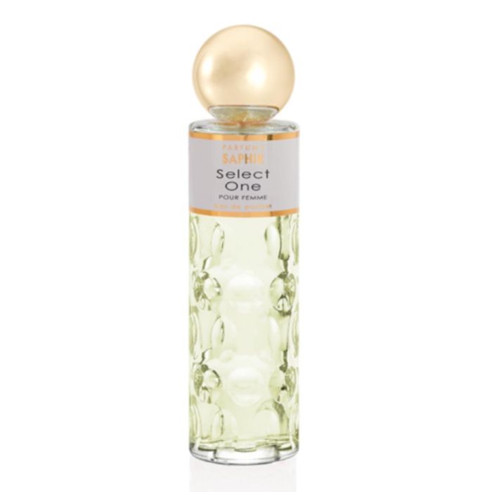 Parfums Saphir SELECT ONE Eau de Parfum Vaporizador para Mujer 200 ml, Aroma Fresco y Floral con Notas de Bergamota, Jazmín y Musk