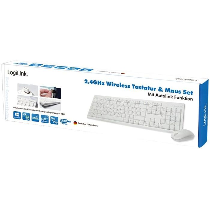 Logilink Wireless 2.4GHz Combo white 8