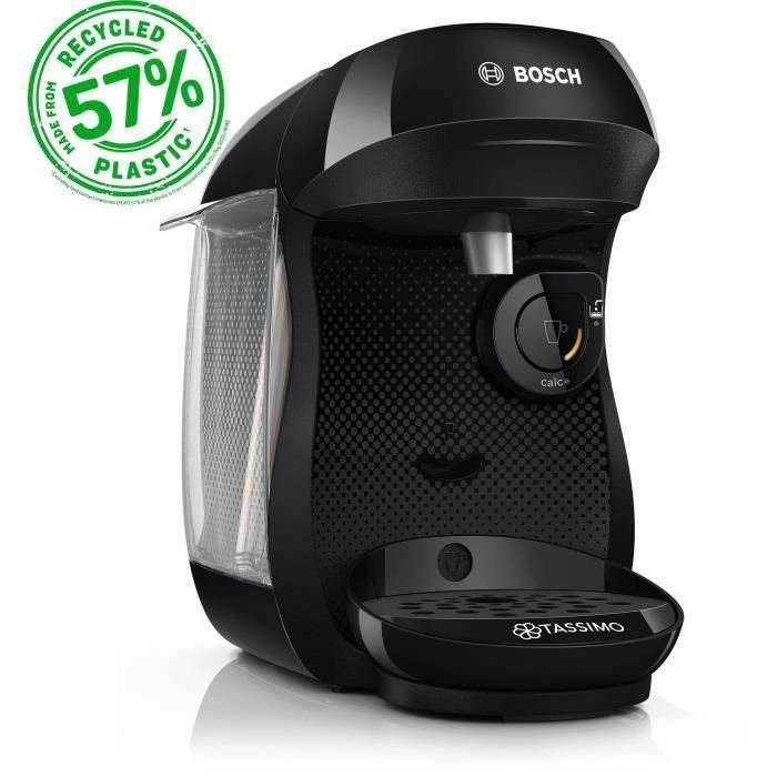 Cafetera multibebidas BOSCH TASSIMO T10 Happy negra 1400 W Cafetera multibebidas BOSCH TASSIMO T10 Happy negra 1400 W