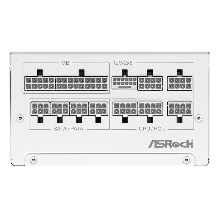 ASRock SL-1000GW Fuente de Alimentación ATX 1000W 80+ Gold Blanca Completamente Modular 3