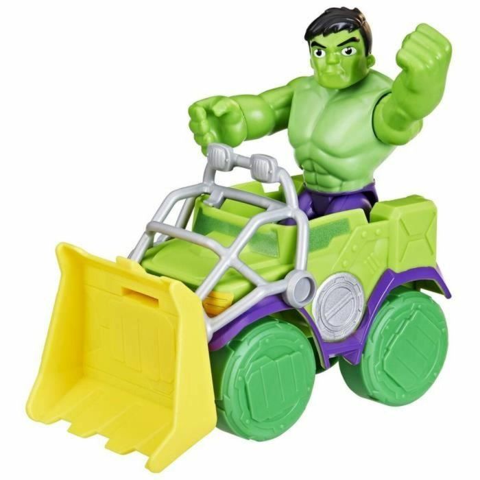 HASBRO Set Camion Demoledor + Figura Hulk Spidey and His Amazing Friends Marvel +3 Años Tamaño Figura 10cm 3 HASBRO Set Camion Demoledor + Figura Hulk Spidey and His Amazing Friends Marvel +3 Años Tamaño Figura 10cm 3