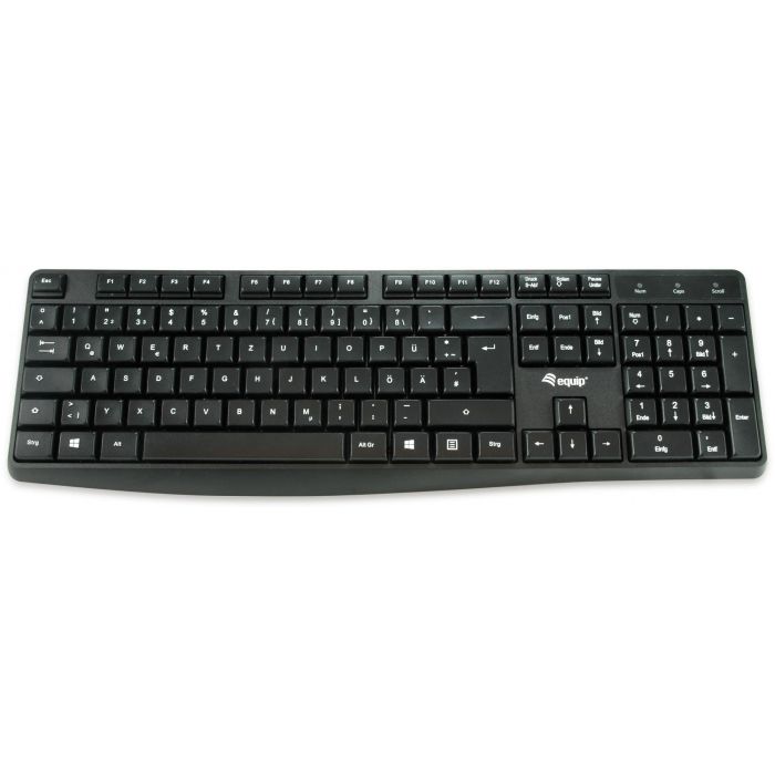 Equip Kabelgebundene USB Keyboard schwarz. portugie