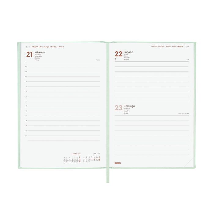 Finocam Agenda Anual Dynamic London Y10-140x204 mm 1Dp Menta 2025 4