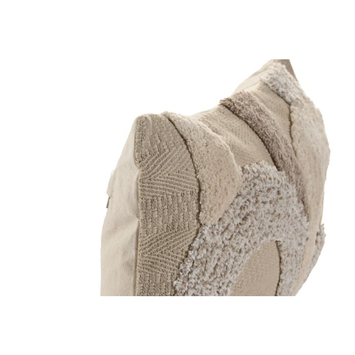 Cojin Boho DKD Home Decor Beige 30 x 50 cm (2 Unidades) 1 Cojin Boho DKD Home Decor Beige 30 x 50 cm (2 Unidades) 1