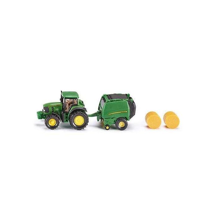 Tractor john deere con prensa Tractor john deere con prensa