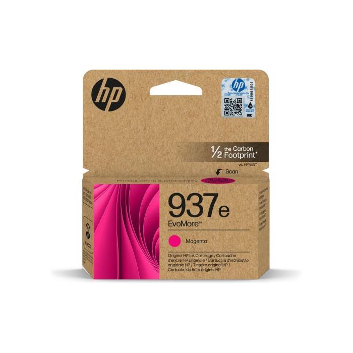 HP Tinta Magenta 937E Alta Capacidad XL para Officejet Pro 9110, 9120, 9130, 9720, 9730