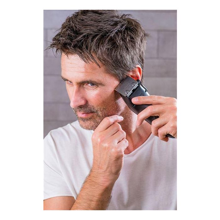 Wahl 79600-3116 Cortapelos Lithium-Ion con y sin Cable, Batería 90min, 8 Peines Guía 2