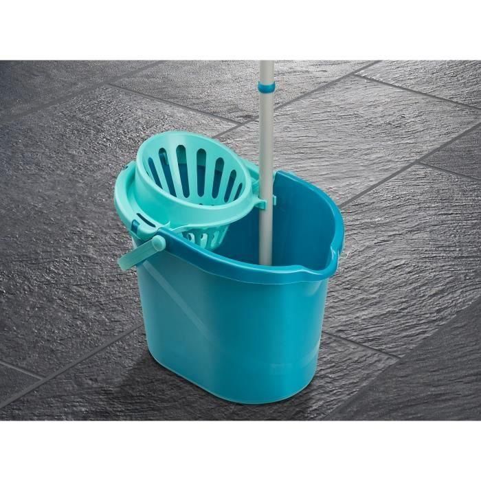 LEIFHEIT Juego de limpieza de suelos Fregona clásica 56792 Juego de limpieza de Leifheit Fregona de viscosa cesta cubo muy absorbente 3 LEIFHEIT Juego de limpieza de suelos Fregona clásica 56792 Juego de limpieza de Leifheit Fregona de viscosa cesta cubo muy absorbente 3
