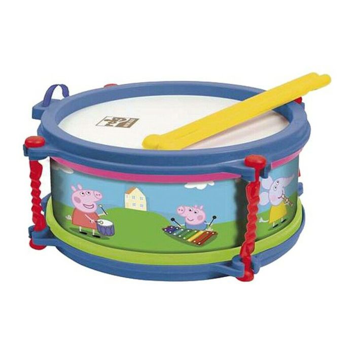 Tambor peppa pig en estuche 8.50x19x19 Tambor peppa pig en estuche 8.50x19x19