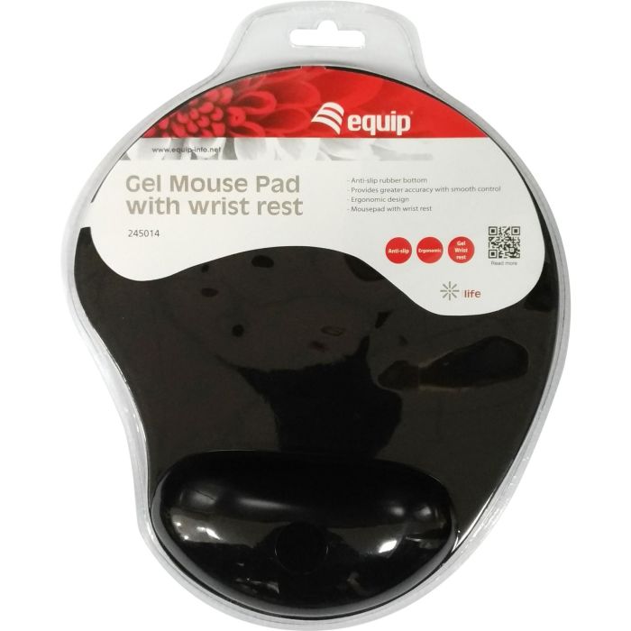 EQUIP ALFOMBRILLA DE GEL PARA MOUSE LIFE COLOR NEGRO 4