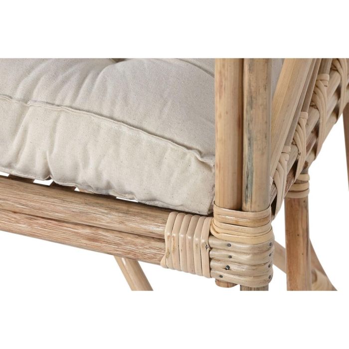 Silla de Jardín Home ESPRIT Bambú Ratán 58 x 61 x 87 cm 4