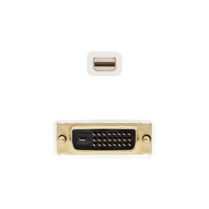 Nanocable Cable Conversor Mini DP a DVI, Conectores Blindados en Oro, Compatible DisplayPort 1.2a, 1920x1080@60HZ, 2.0 m, Blanco 2 Nanocable Cable Conversor Mini DP a DVI, Conectores Blindados en Oro, Compatible DisplayPort 1.2a, 1920x1080@60HZ, 2.0 m, Blanco 2
